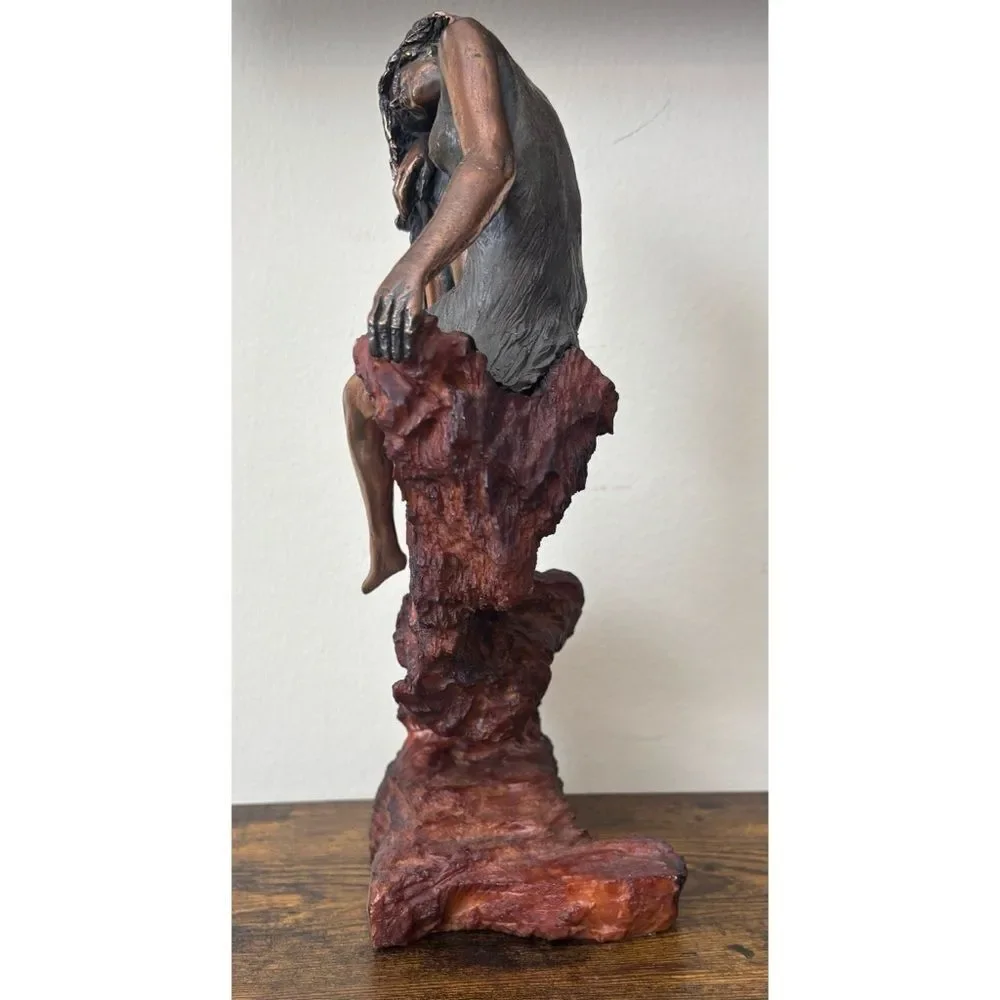 Vintage Carol Camps Artistic Bronze / Raising Sculpture